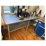 7' x 30' S/S Work Table