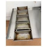 2 Loaf Pans - 5 Unit's - 8x4x2.5 ea.