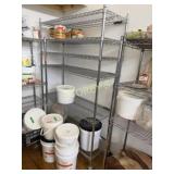 6 Tier Mobile Metro Rack ~4' x 18 x 77