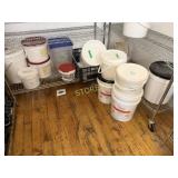 12 Tubs of Asst Food; Seeds, Flour, Sugar, Etc.