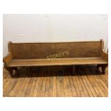 ~9' Wood Church Pew