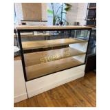 5' Sq. Glass Dry Display Case w/ Open Back &