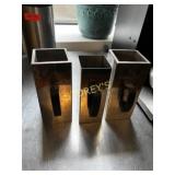 3 S/S Cream / Milk Cannisters
