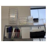 19 Asst Ingredient Bins & Poly Inserts w/ Asst