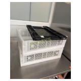 3 Folding Storage Bins