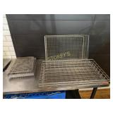 9 Asst Wire Baskets & Asst Risers