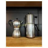 2 Antique Style Coffee Units