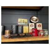 Asst Antique Like Tins, Boxes, Etc.
