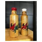 Wood Salt & Pepper Shakers