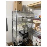 LG Qty of Asst Take Out Containers & 4 Milk