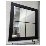 32 x 36 Black Framed Wall Mirror