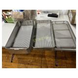 3 Metal Basket Organizers