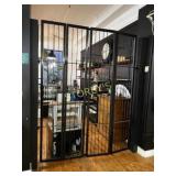 ~6' x 8' Metal Accordion Like Entry Gate