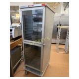 Brute Holding Cabinet on Wheels ~24 x 31 x 70