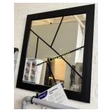 32 x 36 Black Framed Wall Mirror