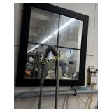 32 x 36 Black Framed Wall Mirror