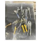 Pliers, Gear Puller, Vise Scrips, Tin Snips, Etc.
