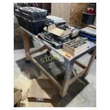 Wood Rolling Table ~49x30x36