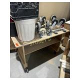 Wood Rolling Table ~48x24x32