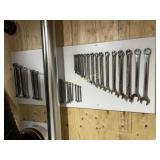 Qty of Asst. Wrenches on Wall