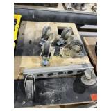 4 Locking Wheels, Etc.