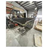 Fork-lift Dump Bin on Wheels ~54 x 64 x 51