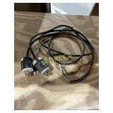 (2) Black 250V Plugs