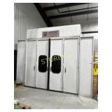 ~14' x 22' United Spray Booth w/ Air Makeup System