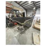 Fork-lift Dump Bin on Wheels ~54 x 64 x 51