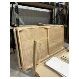 (2) Wood Frames ~50x92