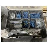 Husky Case w/ Asst. Cement Screws & Drill Bits