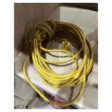 HD Yellow Extension Cord- One End Not Connected