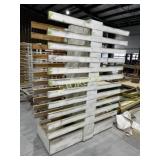 Wood & Steel Drying Rack ~30 x 64 x 82