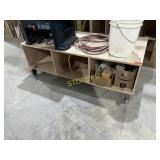 Wood Rolling Work Bench ~30x64x21