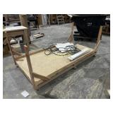 Lrg. Wood Rolling Dolly ~96x48x9