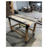 Wood Rolling Work Bench ~48x32x36