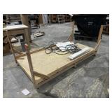 Lrg. Wood Rolling Dolly ~96x48x9