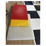 Red Yellow and White Cutting Boards