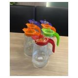 7 Glass Water Jugs 8 ' tall
