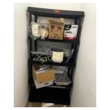 5 Tier Black Plastic Stock Rack ~36x18x72