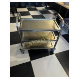 All S/S 3 Tiered Bus Cart ~30x16x32