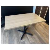 Single Pedestal Dinning Table 30x48