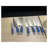 Blue Handled Knives