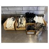 Large Qty of Silverwear. Steak Knives etc.