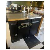 EFI 2 Dr Keg Cooler on wheels ~48x12x40