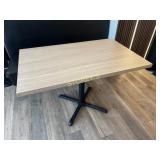 Single Pedestal Dinning Table 30x48