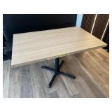 Single Pedestal Dinning Table 30x48