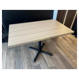 Single Pedestal Dinning Table 30x48