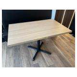 Single Pedestal Dinning Table 30x48