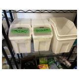 3 Ingredient Bins and Contents